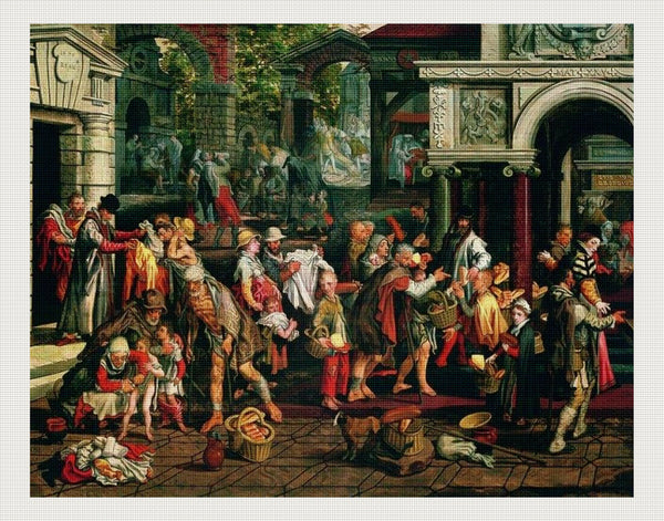 Deeds of Christian Charity, Pieter Aertsen