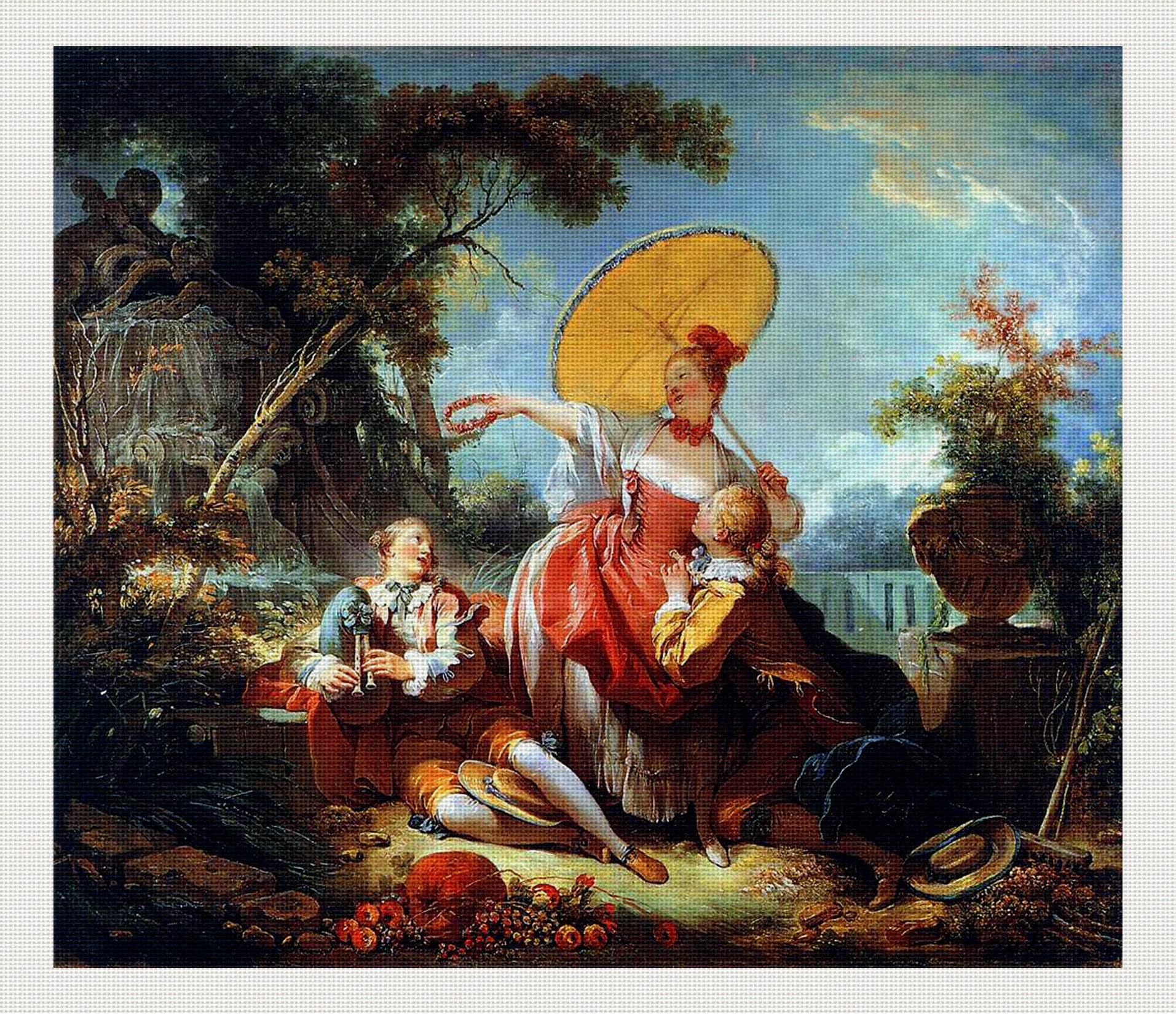 The Musical Contest, Jean-Honoré Fragonard