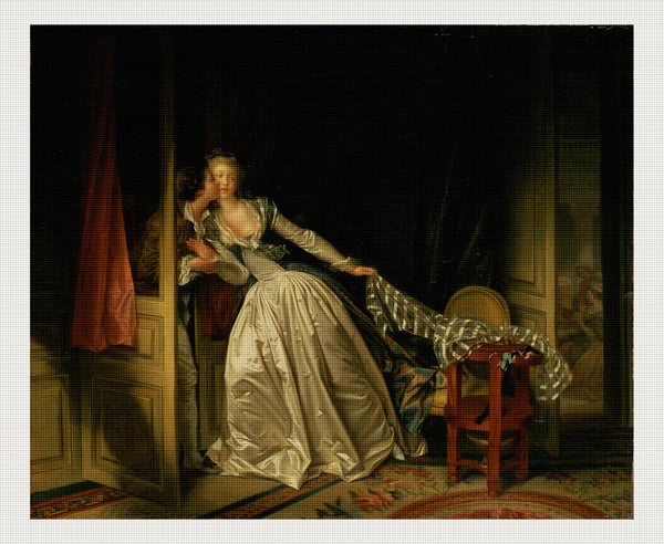 The Stolen Kiss, Jean-Honoré Fragonard