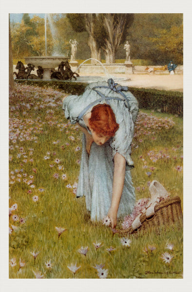 Flora - Spring in the Gardens of the Villa Borghese, Lawrence Alma-Tadema