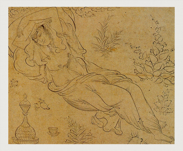 Sleeping Woman, Reza Abbasi