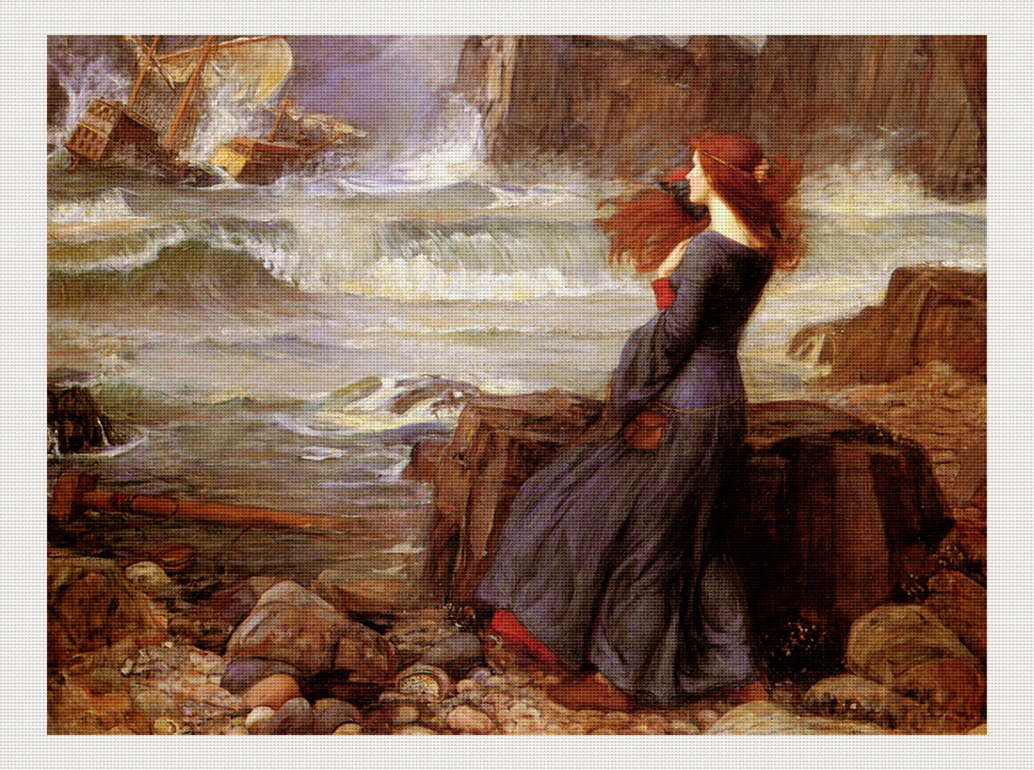 Miranda - The Tempest, John William Waterhouse