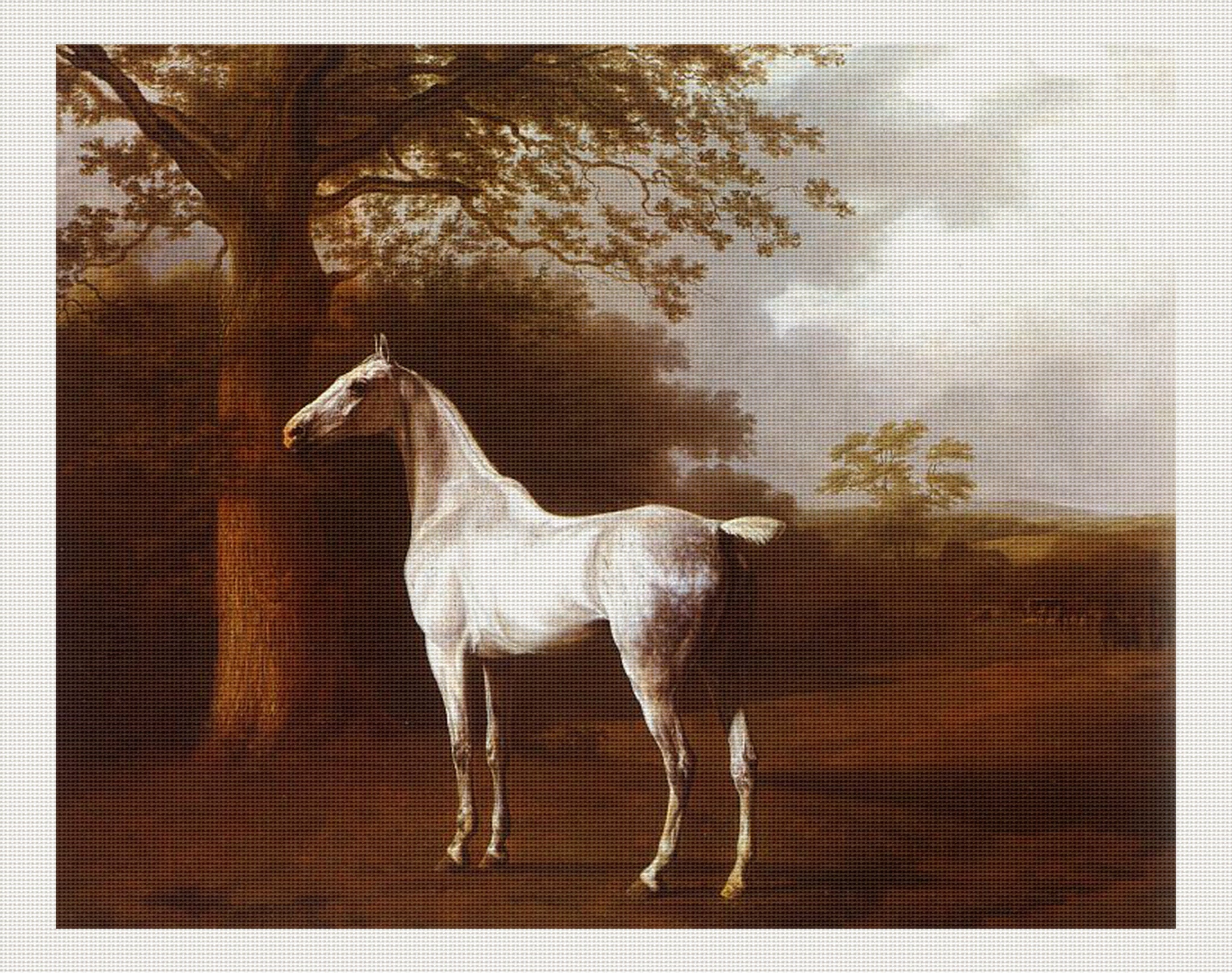 White Horse in Pasture, Jacques-Laurent Agasse