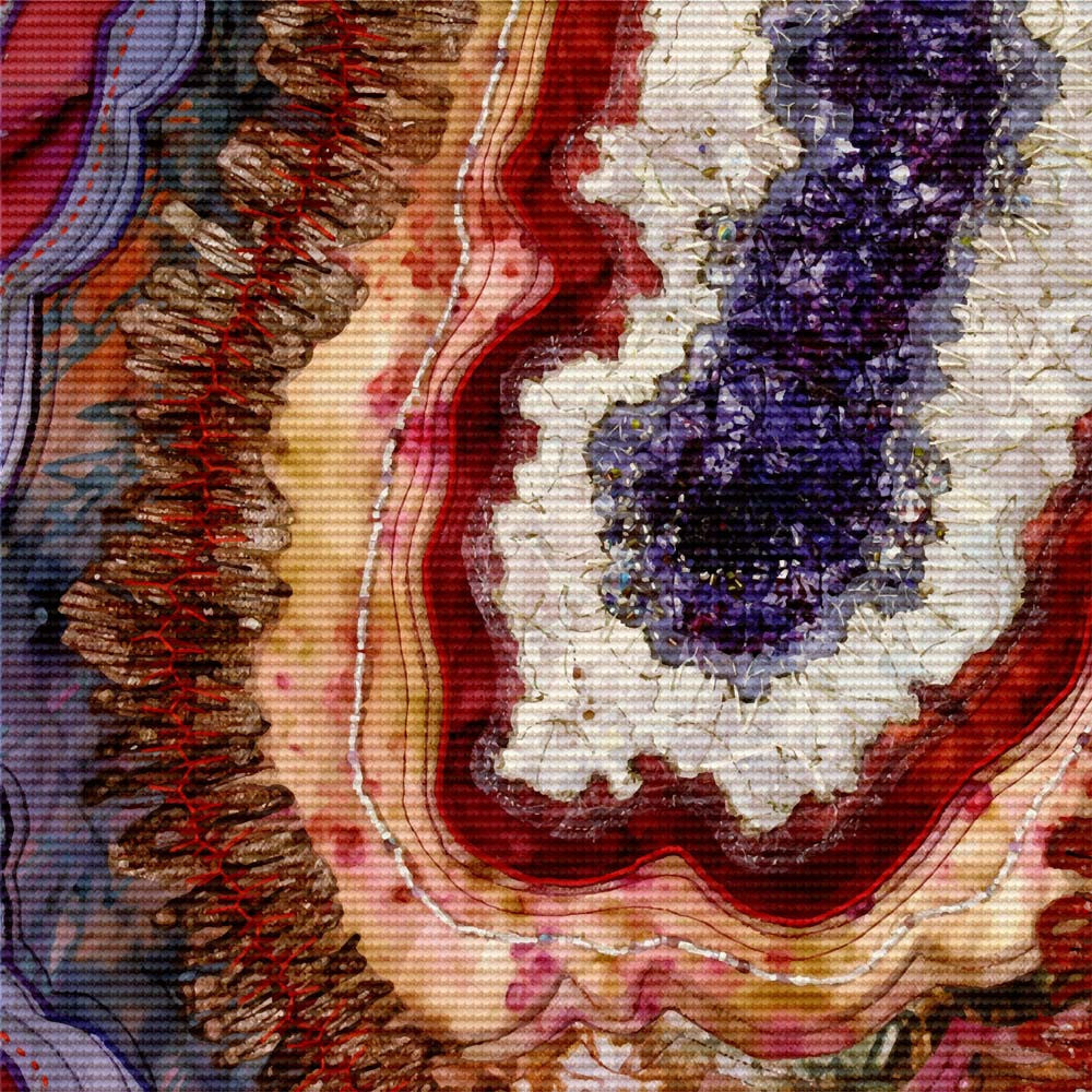 Agate Art # 2 Canvas