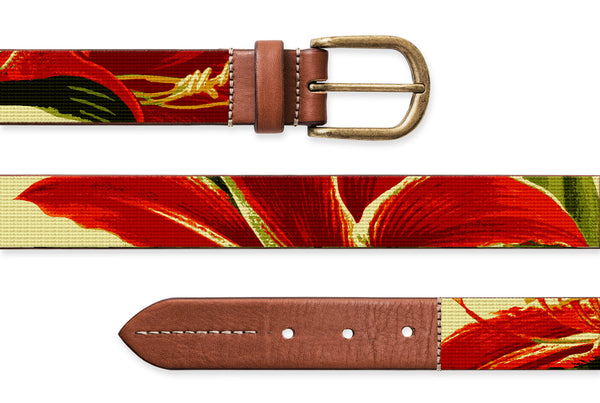 Amaryllis, Needlepoint Belt