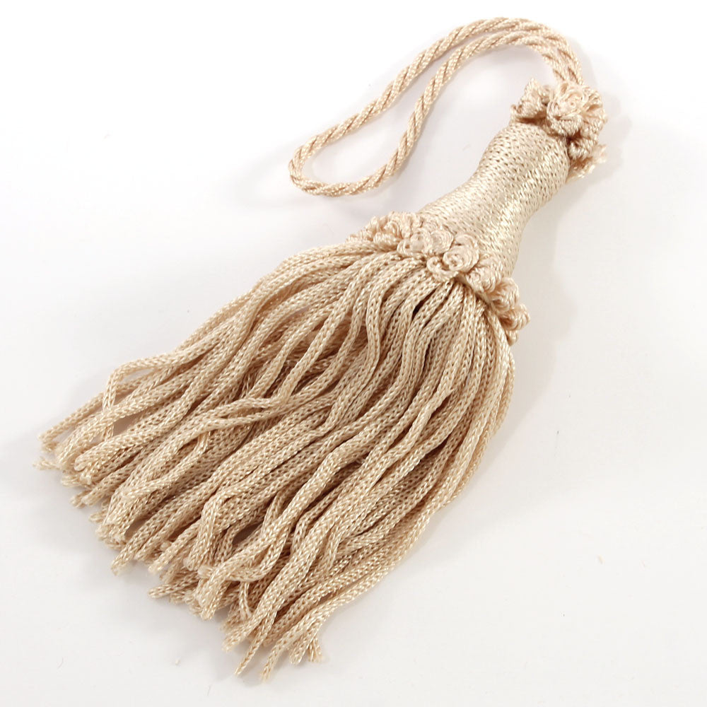 Traditional Silky Tassels - Champagne, For Finishing