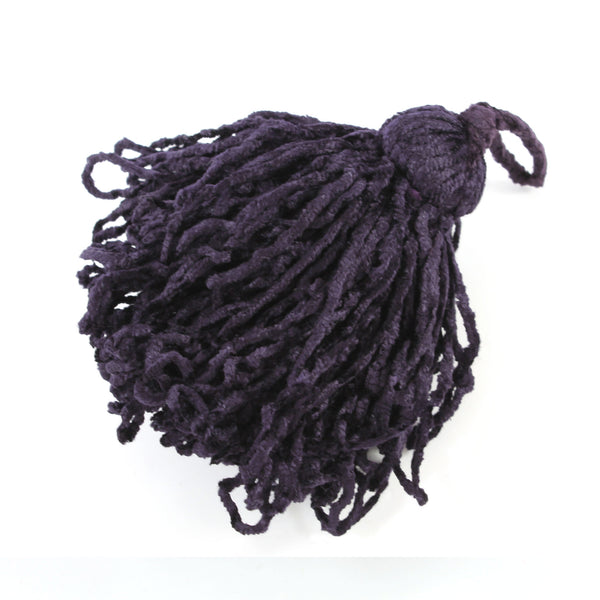 Poodle Tassels - Onyx, For Finishing