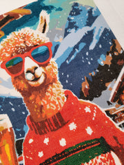 Après-ski Alpaca, Canvas