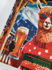 Après-ski Alpaca, Canvas