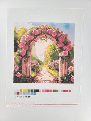 Arch & Roses, Canvas