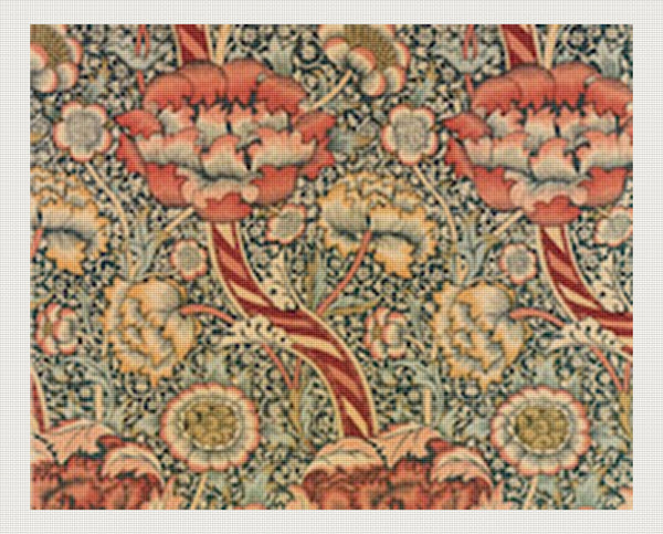 Floral Ribbons Rug, William Morris 