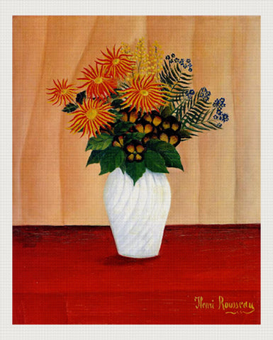 Bouquet of Flowers, Rousseau, Henri Julien