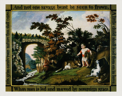 Peaceable Kingdom of the Branch,  Edward Hicks
