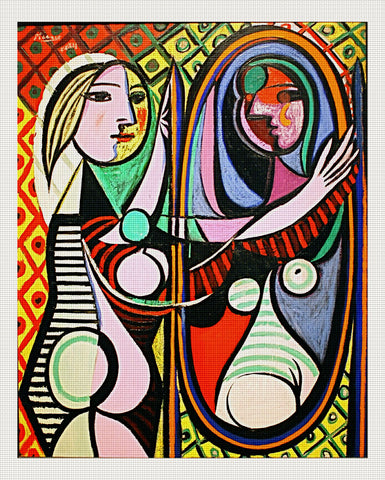Girl Before A Mirror, Pablo Picasso 