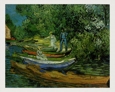 Bank of the Oise at Auvers, Vincent van Gogh