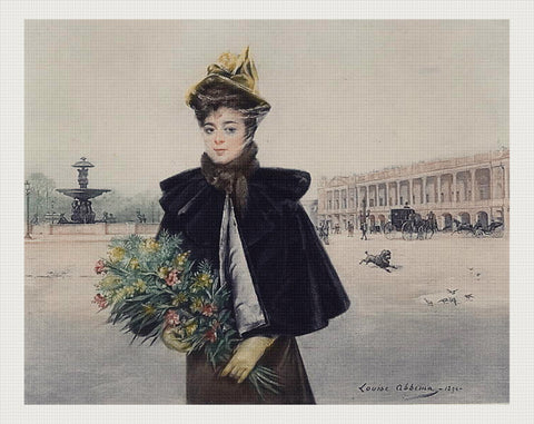 Matin d'avril, Place de la Concorde, Paris, Louise Abbéma