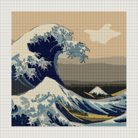 The Great Wave off Kanagawa, 5 x 5" Miniature