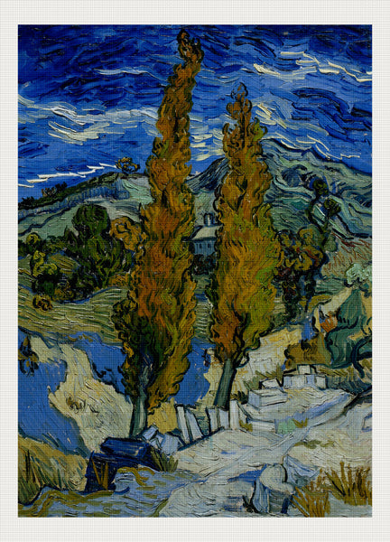 Peupliers à Saint-Rémy, Vincent van Gogh