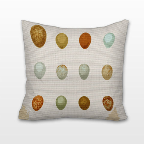 Naturalist Eggs, Cushion, Pillow
