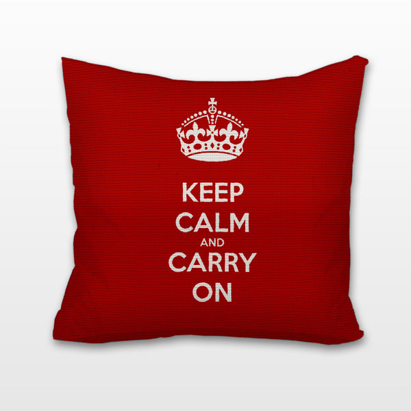 Keep Calm and Carry On, Cushion, Pillow
