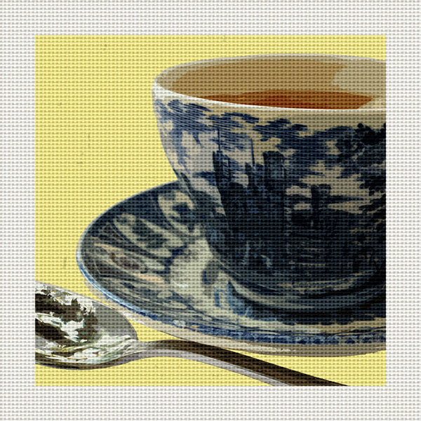 Teatime for One, 5 x 5" Miniature